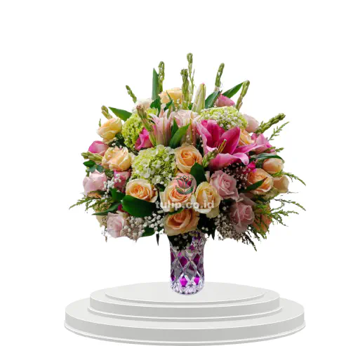 Hand Bouquet Pelukan Musim Semi