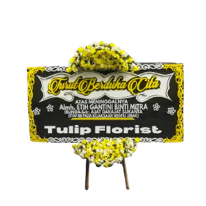 Karangan Bunga Papan Duka Cita