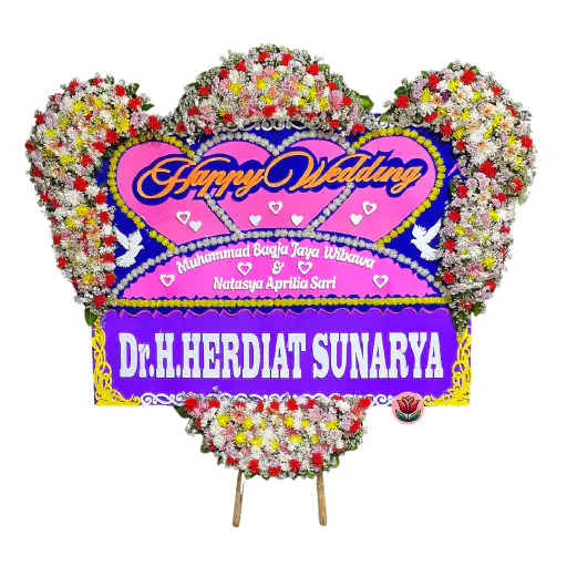 Papan Bunga Wedding