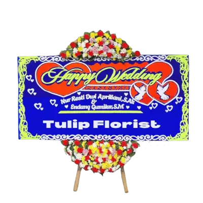 Bunga Papan Pernikahan